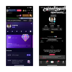  1 Tiktok account 31 level gifter account for sale