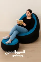  3 كرسي هوائي فاخر مع مسند للأرجل