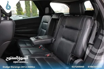  6 11111......11Dodge Durango 2012 3600cc