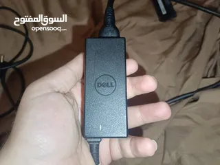  3 شاحن لابتوبات ديل  راس رفيع 45 واط