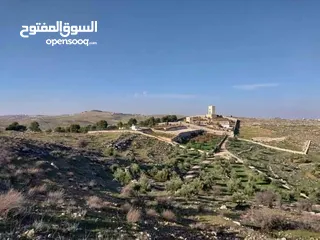  6 8 دونمات منطقة نادره قرب جرش  وممكن جزء من الثمن سياره