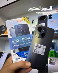  9 مع سماعه بلوتوث جهاز جديد بلكرتونه Ticno Spark GO رام 6 و  8 جيجا 64 و 128 مكفول سنة متوفر توصيل