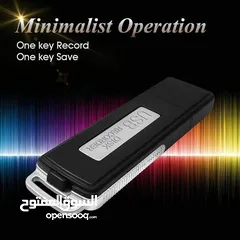  2 USB Mini Voice Recorder Audio Digital 8GB  فلاشة تسجيل صوت