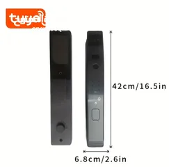  7 قفل باب مع شاشة افضل نوعية يعمل على البصمة والتعرف على الوجة ويعمل على الكرت والرقم السري والمفتاح