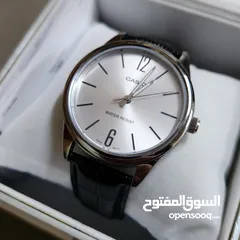  1 ساعة كاسيو جلد كلاسيك ياباني جديد بالكرتونة