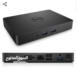  4 DELL - 452-BCDG - Dell Dock WD15  Docking Station - USB-C - VGA,  دوغ ستيشن