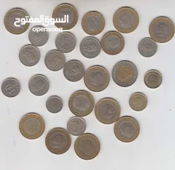  1 عملات من اكثر من 30 دوله