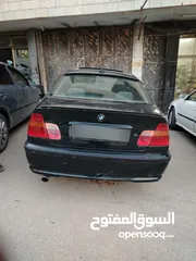  13 للبيع Bmw e46 2004  لون اخضر زيتي بجننن مع فتحة  دهان جديد السيارة كرتونة