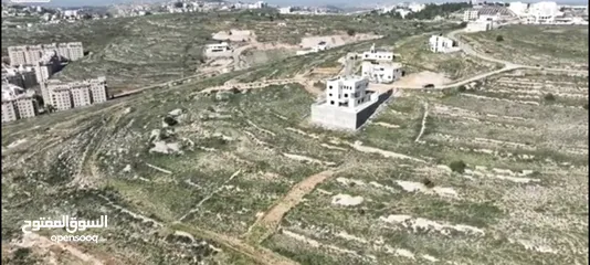  1 ارض للبيع رام الله ابو قش فوق ضاحية الغدير