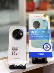  5 جهاز جديد بالكرتونة Ticno Spark 30c رام 16 جيجا 256 مكفول سنة متوفر توصيل