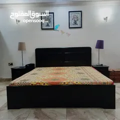  5 Black solid Wooden Bedroom Set