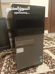  2 جهاز ديل مكتبي نضيف جدا جدا ممتاز للألعاب والدراسة مع شاشة 19 إنش وكيبورد وماوس لاسلكي