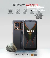 2 جهاز HOTWAV Cyber 15 الجبار ضد المياه والصدمات