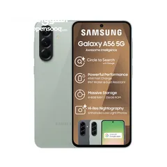  3 SAMSUNG A56 ( 256GB ) / 12 RAM NEW /// سامسونج اي 56 ذاكره 256 جيجا الرام 12 الجديد كليا