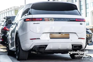  14 Range Rover Sport 2023 Mild hybrid   السيارة مميزة جدا و قطعت مسافة 26000