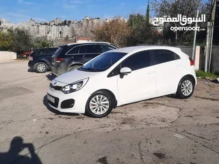  1 كيا ريو 2013 مطور 1400 تيربو ديزل سيارة منفوطة مش ناقصة برعي
