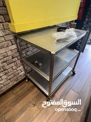  5 عدة مطعم وشاورما جاهزة للبيع شبه جديدة مع كفالتها