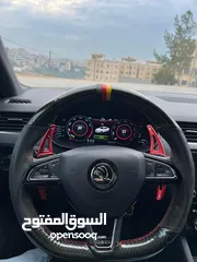  5 سكودا بنزين VRS..اتماتيك .فل عدا فتحه.فحص نخب .245حصان .رام لله او الخليل .موديل 2019