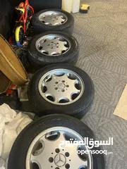  3 جنط مرسيدس 8 فتحات قياس 15 بحالة ممتازة