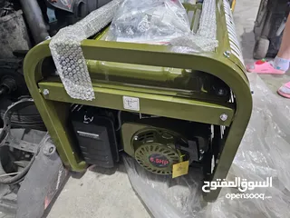  1 مولد كهربا 7 كيلو جديد يعمل بالبنزين
