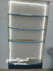  16 أثاث مكتبي بحالة ممتازة، مكتبة، كراسي، طاولات، مكاتب حائط، ريسبشين، رفوف،