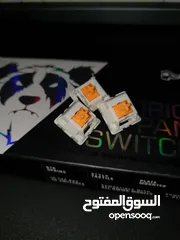  1 سويتش جلوريوس باندا Glorious panda tactile switch mechanical لكيبورد الميكانيكال
