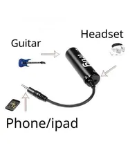  1 ‏IRig Guitar Interface Converter Replacement Musical Guitar for Phone Ipad