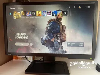  3 BenQ ZOWIE XL2411P 24"  144Hz شاشة جيمنغ بحالة الوكالة