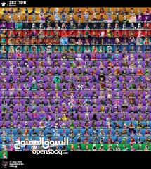  4 حساب فورت نايت اكثر من 300 سكن