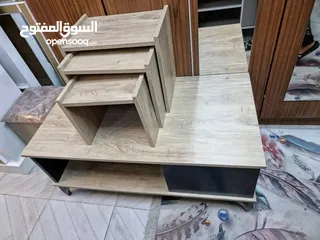  16 طاولة وسط مع 3 صغار ففط  