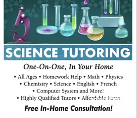 1 Science, chemistry and biology private tuition