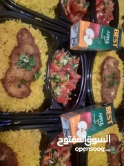  6 وجبات اطعام بتبداء من 25جنيه ومتاح كميات كبيرة وجبات لله وصدقات