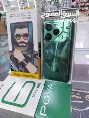  2 جهاز بحاله الجديد 256g 24 Pova 6 pro 5g كامل اغراضو