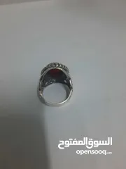  8 خاتم روبي ثمين السعر +فضه925