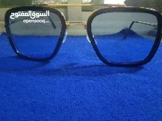  2 Retro blue frame Royal glasses