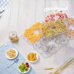  6 مجفف الفواكة والخضار Benaton توفير للوقت والجهد: حضّر وجبات خفيفة صحية، فواكه مجففة لذيذة، ومقرمشات