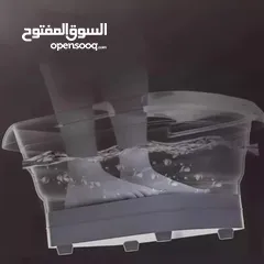  3 جهاز جاكوزي القدمين القابل للطي بالفقاعات