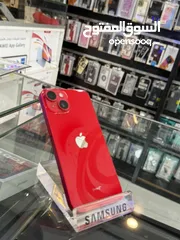  1 iPhone 14  128GB بطارية 90% الجهاز بحال الوكالة مش مفتوح ولا مغير فيه اي اشي متوفر لون احمر و اسود