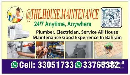  1 Plumber and Electrician Paint Waterproof Carpenter service All Bahrain