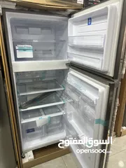  4 ثلاجه شارب 450 ليتر ستانلس ستيل  واسود الاكثر مبيعا   بسعر حرق وتحدي لحق حالك