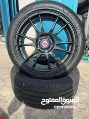  2 جنط اسود مميز قياس 17