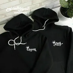  1 هودي كابل. اسود