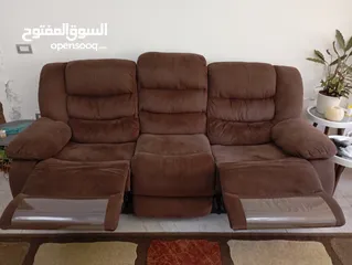  5 طقم ريكلاينر امريكي بني جودة ممتازة (تم تنزيل السعر)
