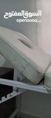  5 سرير مساج أو حجامة جلد لون ابيض ،،،،