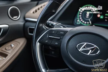  27 Hyundai Sonata 2022 Hybrid  يمكن التمويل بالتعاون مع المؤسسات المعتمدة لدى المعرض