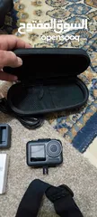  8 للبيع كاميرا الاكشن DJI actions  مع ملحقات صانع المحتوي