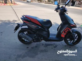  2 سكوتر ابريليا 155c 2021 مرخص لشهر 12