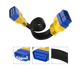  4 تطويلة OBD 2 بعدة احجام (30) (60) CM