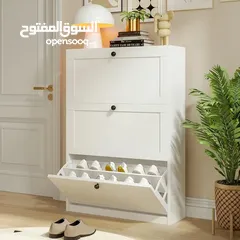  8 خزانة واحدة تغيّر شكل مدخل بيتك! خزانة أحذية قلابة عصرية وموفرة للمساحة نظّمي مدخل منزلك بذكاء
