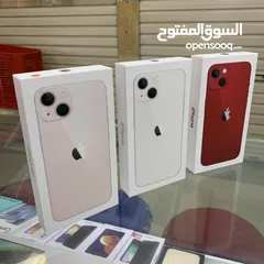  1 iPhone 13 128G جديد كفالة الشرق الاوسط جميع الالوان افضل سعر بالمملكة